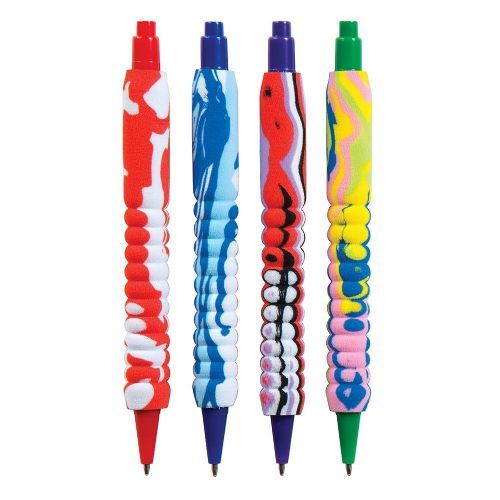 72 Wholesale Tye Dye Full Grip Pen