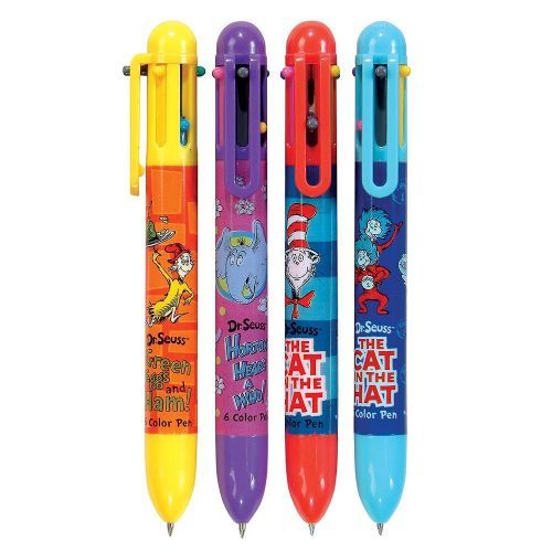 60 Wholesale Dr. Seuss 6-Color Pen