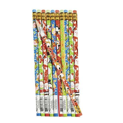 288 Wholesale Christmas Character Pencils