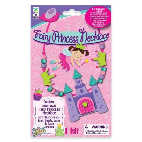 48 Pieces of Fairy Princess Necklace Foam Craft Kit