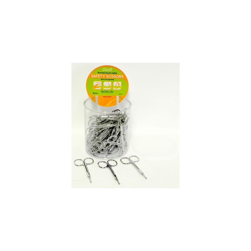 48 Pieces of Safety Scissors In Counter Display