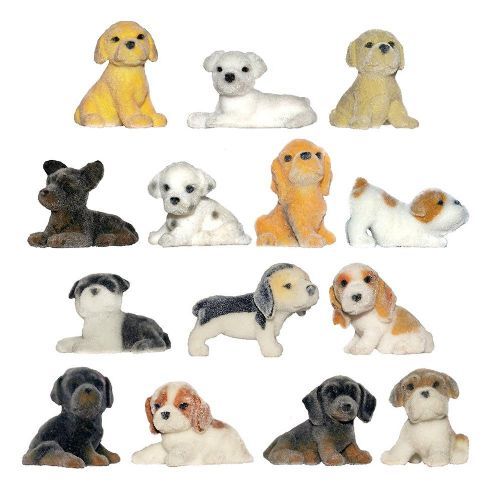 300 Pieces of Fuzzy Friends Puppies Figurine
