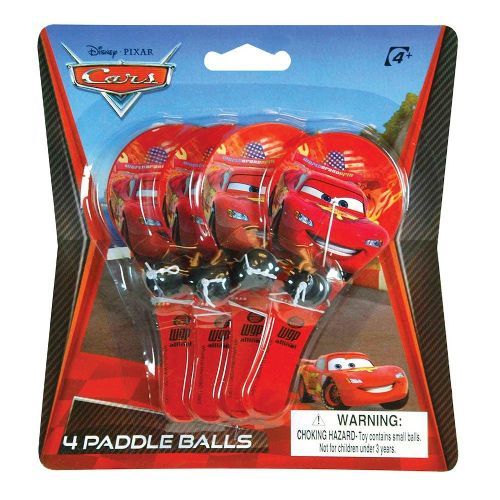 48 Wholesale Disney Pixar Cars 2 Paddle Ball Set