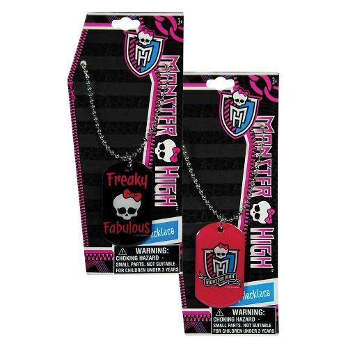 48 Pieces of Monster High Dog Tag Necklace