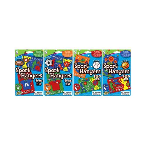 60 Pieces of Sports Hangers Foam Kit