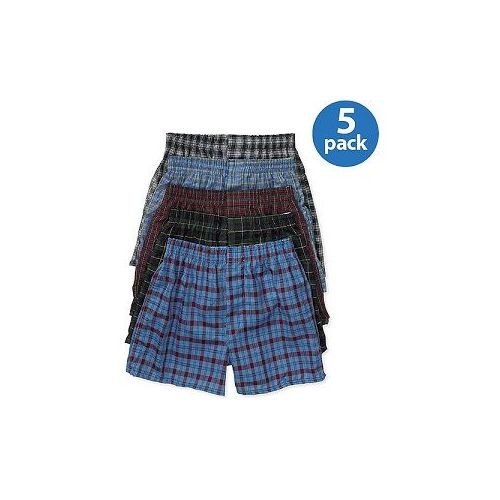 46 pieces of Fruit Of The Loom Boy's 5 Pack Boxer Shorts