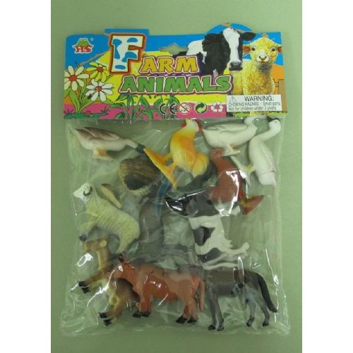 48 Pieces of Play Assorted Farm Animals