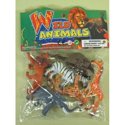48 Pieces of Play Assorted Wild Animals