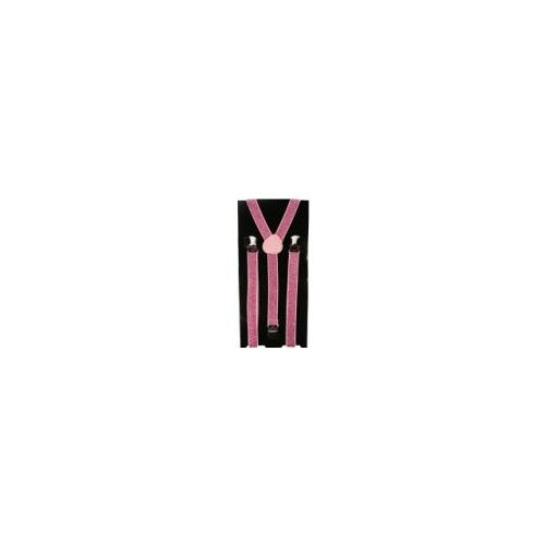 96 Pieces of Slim Suspender In Sparkly Pink