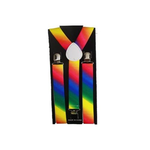 48 Pieces of Rainbow Color Suspender