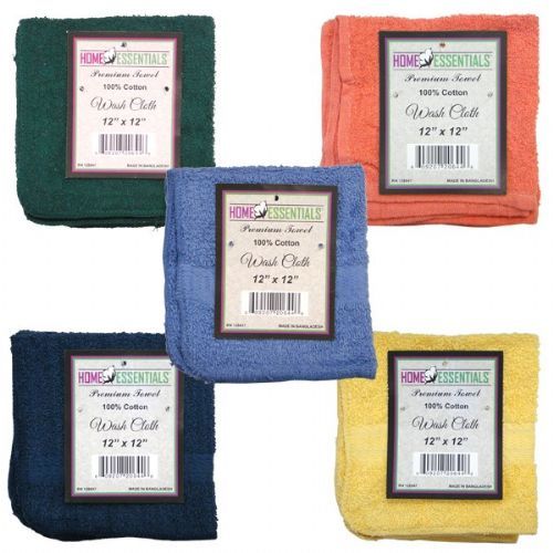 144 Pieces of Towel Hand Terry 12x12 2pk