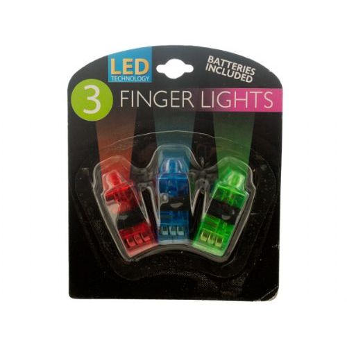 72 Pieces of 3 Pack Led Finger Lights