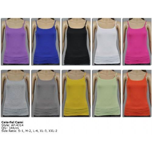 144 Pieces of Ladies Black Only Tank Top
