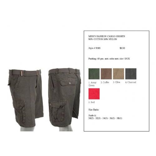 60 Pieces of Mens Summer Cargo Shorts