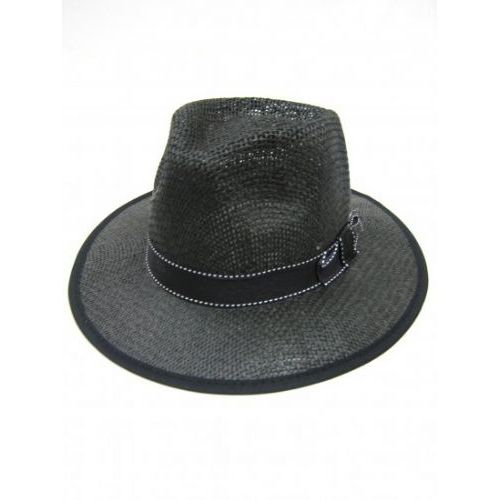 36 Wholesale All Black Bucket Fedora Hat