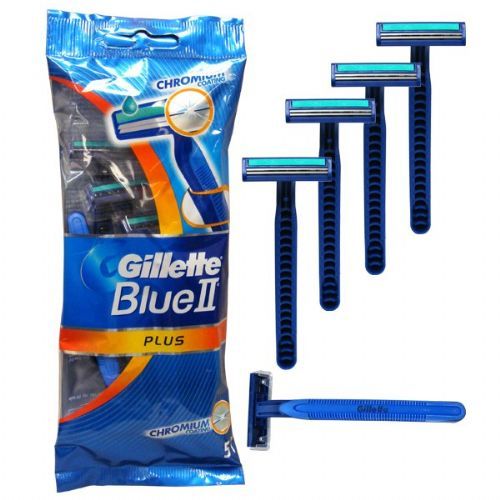 48 Wholesale Gillette Blue 2 Plus 5pk
