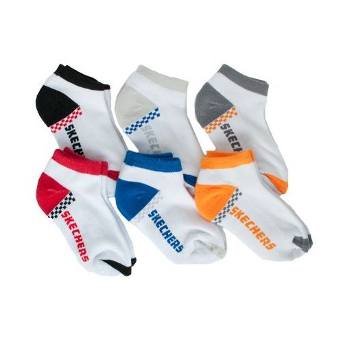 72 pairs of Infant Boys Or Girls Sketchers 6 Pack Ankle Socks Size