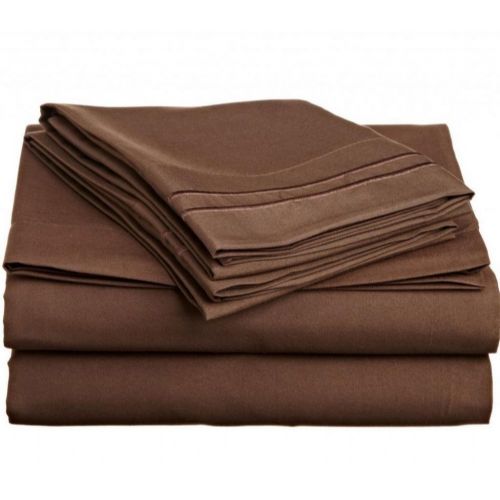 12 Wholesale Twin Size 2 Line Embroidery Sheet Set Assorted Colors at