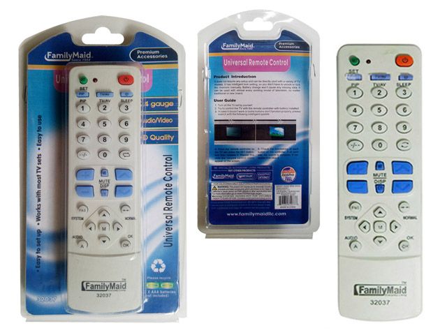 96 Pieces of White Universal Remote Control