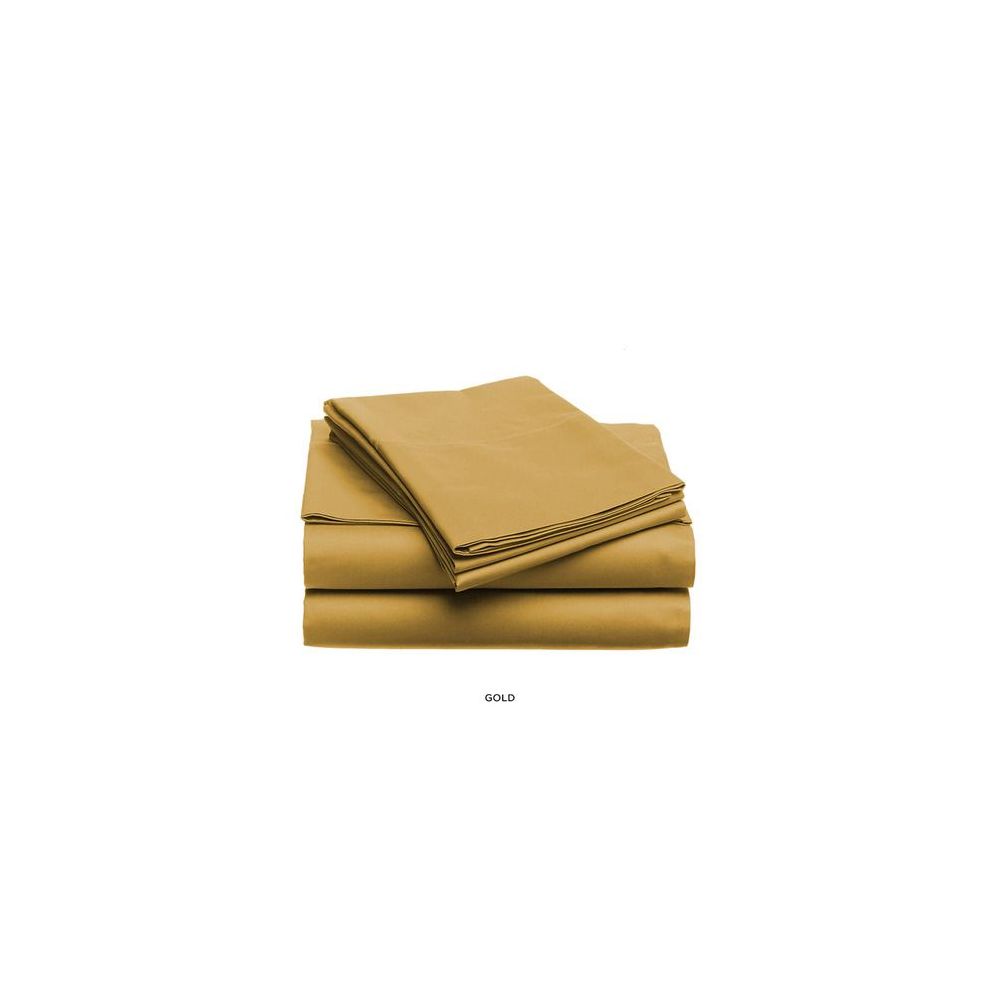12 Pieces of 3 Piece Solid Sheet Set Gold