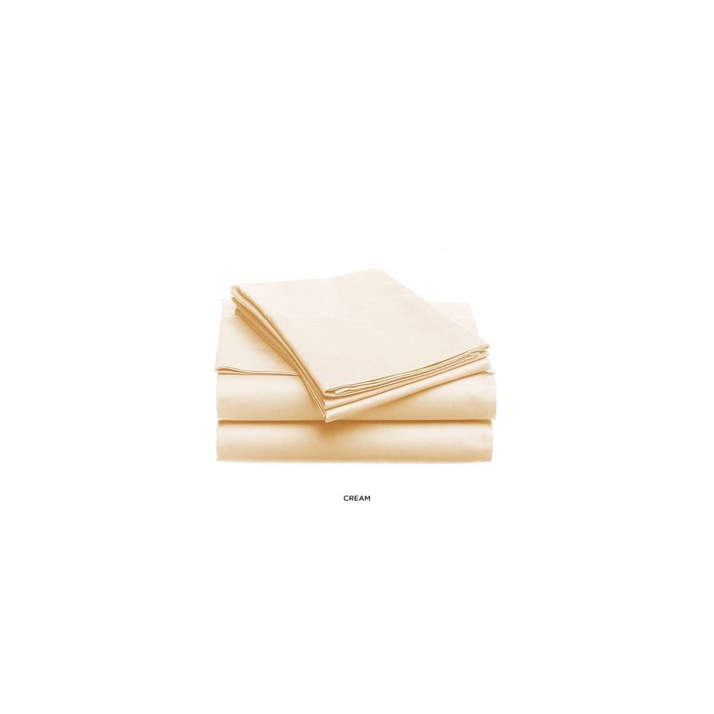 12 Pieces of 3 Piece Solid Sheet Set Ivory