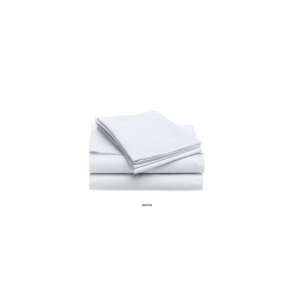 12 Pieces of 3 Piece Solid Sheet Set White