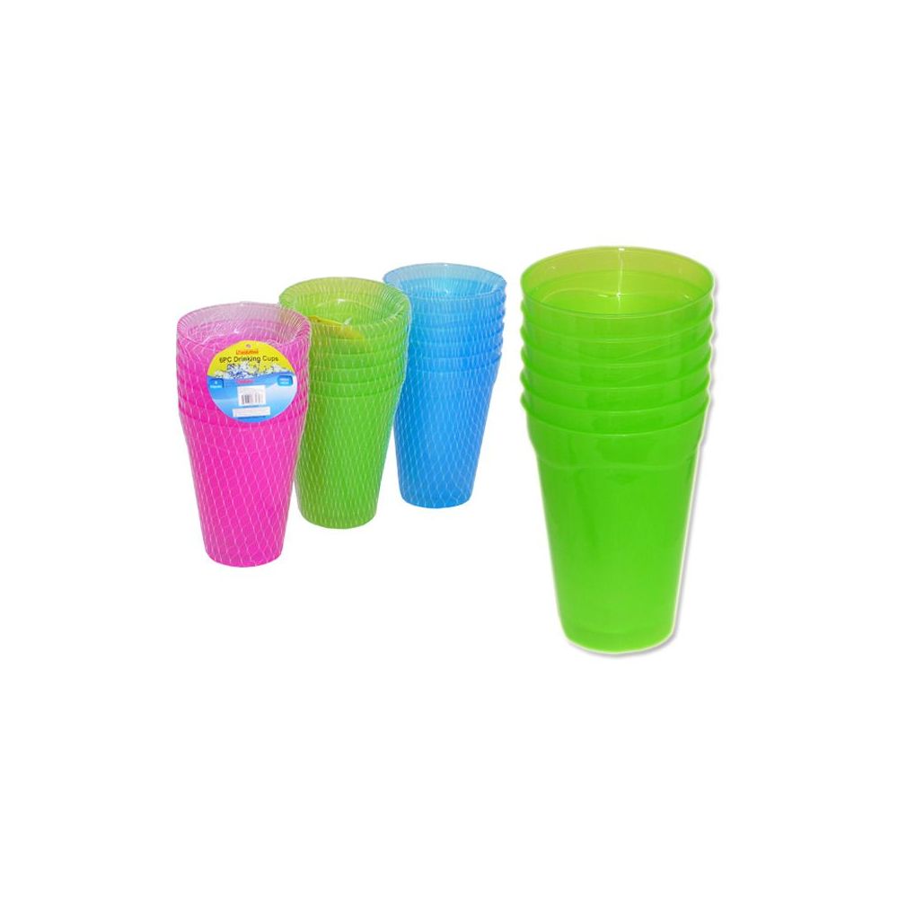 72 Wholesale 6pc Drinking Cups