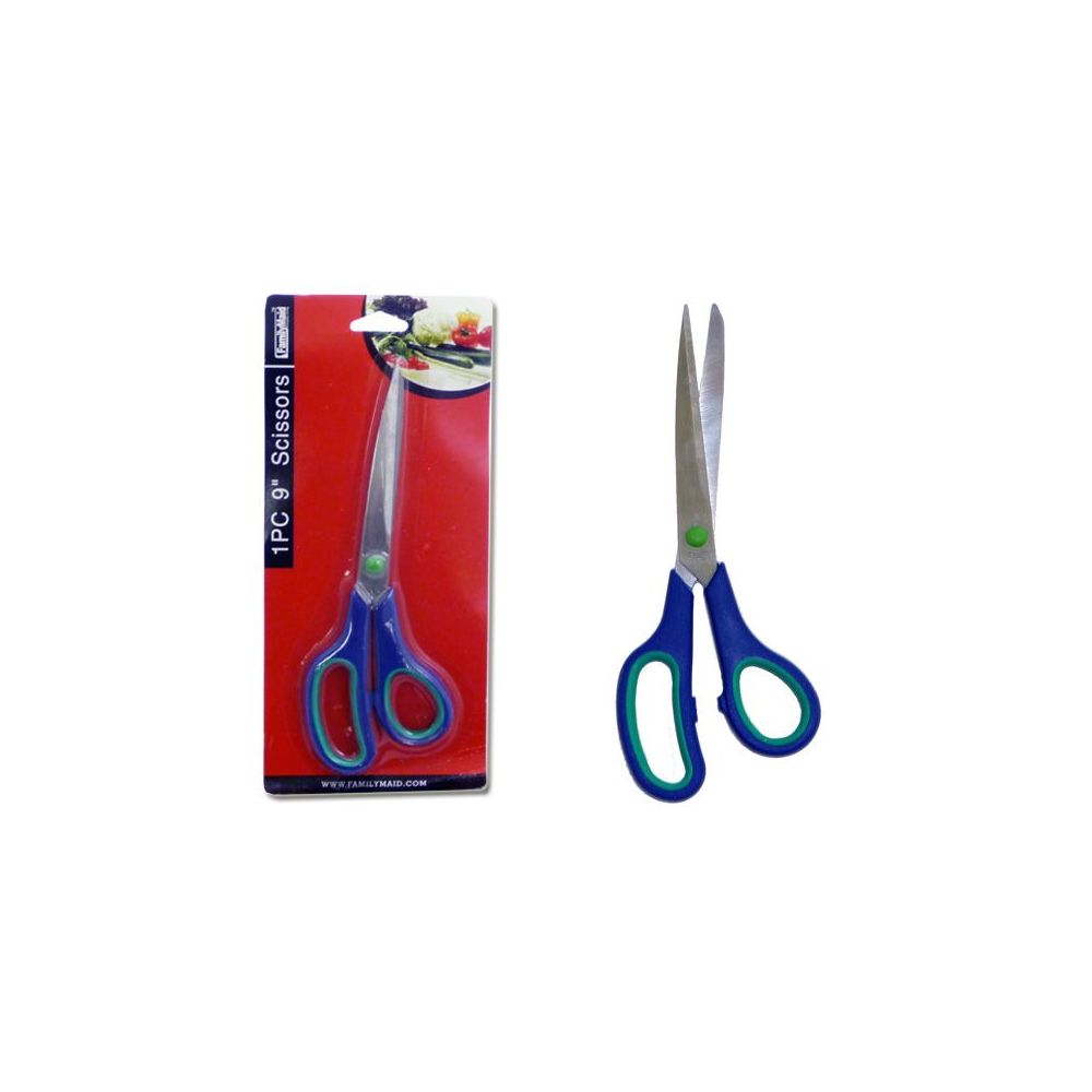 96 Pieces of Scissors 1pc 9" Blue,green Clrbc:4.7x11.4"