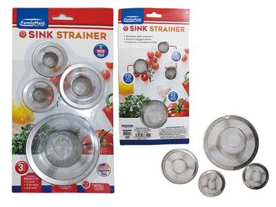 144 Wholesale 4pc Sink Strainers