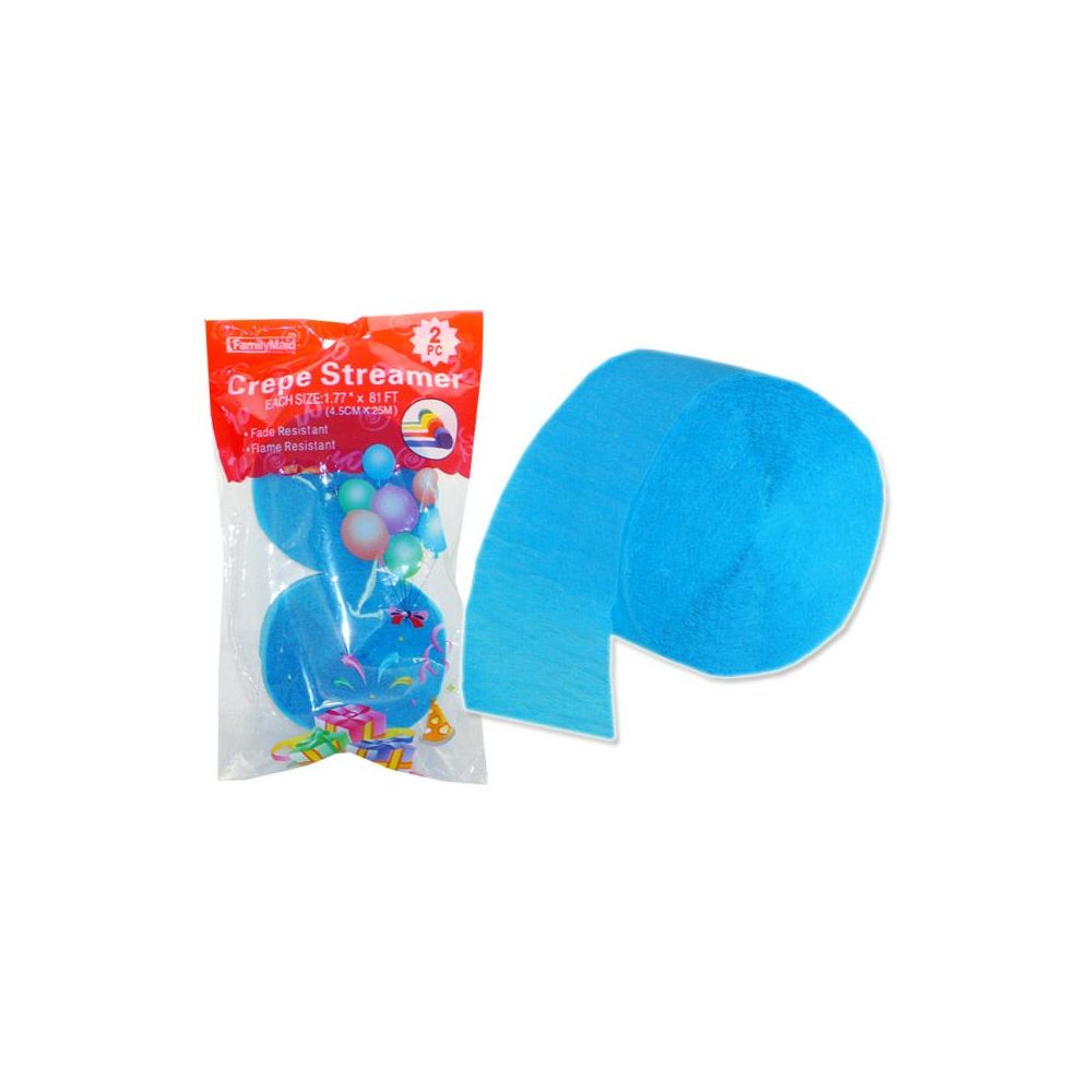 96 Pieces of Streamer Light Blue 2pc 4.5x25
