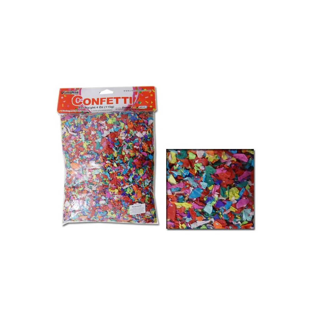 144 Pieces of 115g Multicolor Confetti