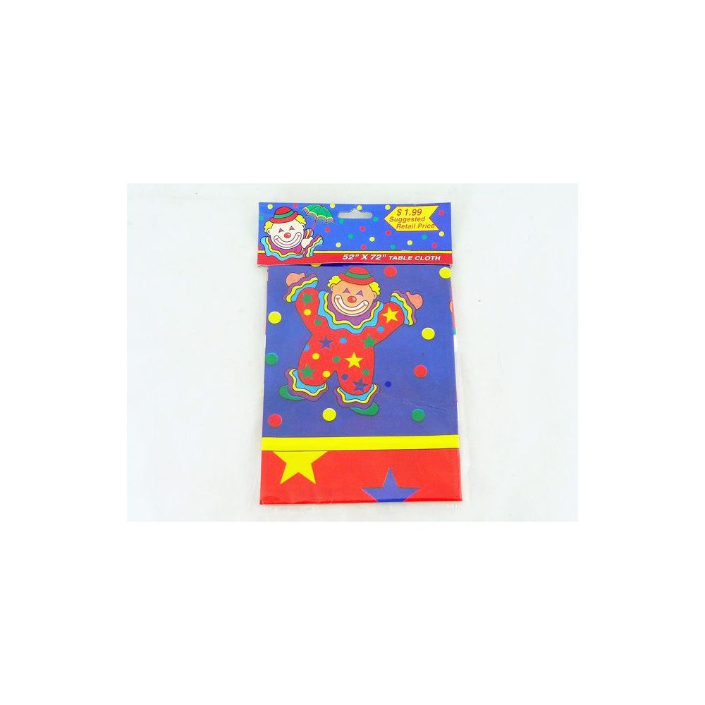 288 Pieces of Ccc Party,tablecloth 52x72" Pvclown C