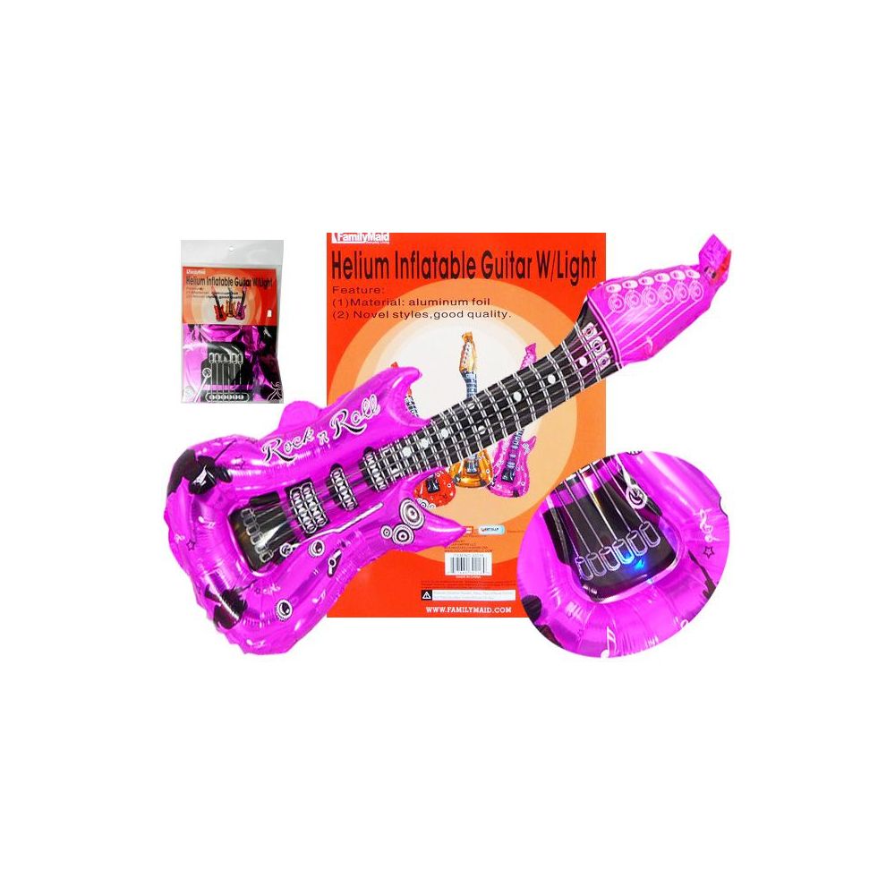 288 Pieces of Helium Inflatable Guitar W/ligasst Color 11.8"x33.1"