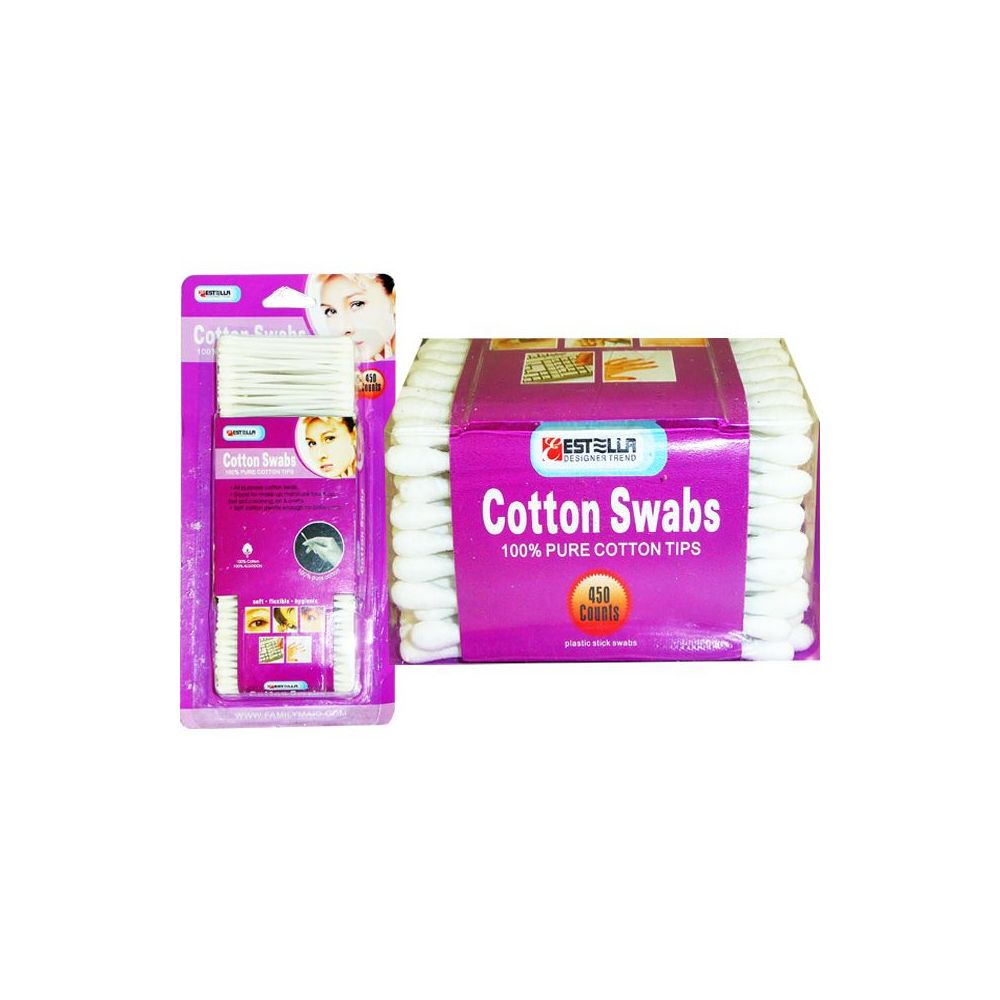72 Pieces of Cotton Swab 450 Count Estella