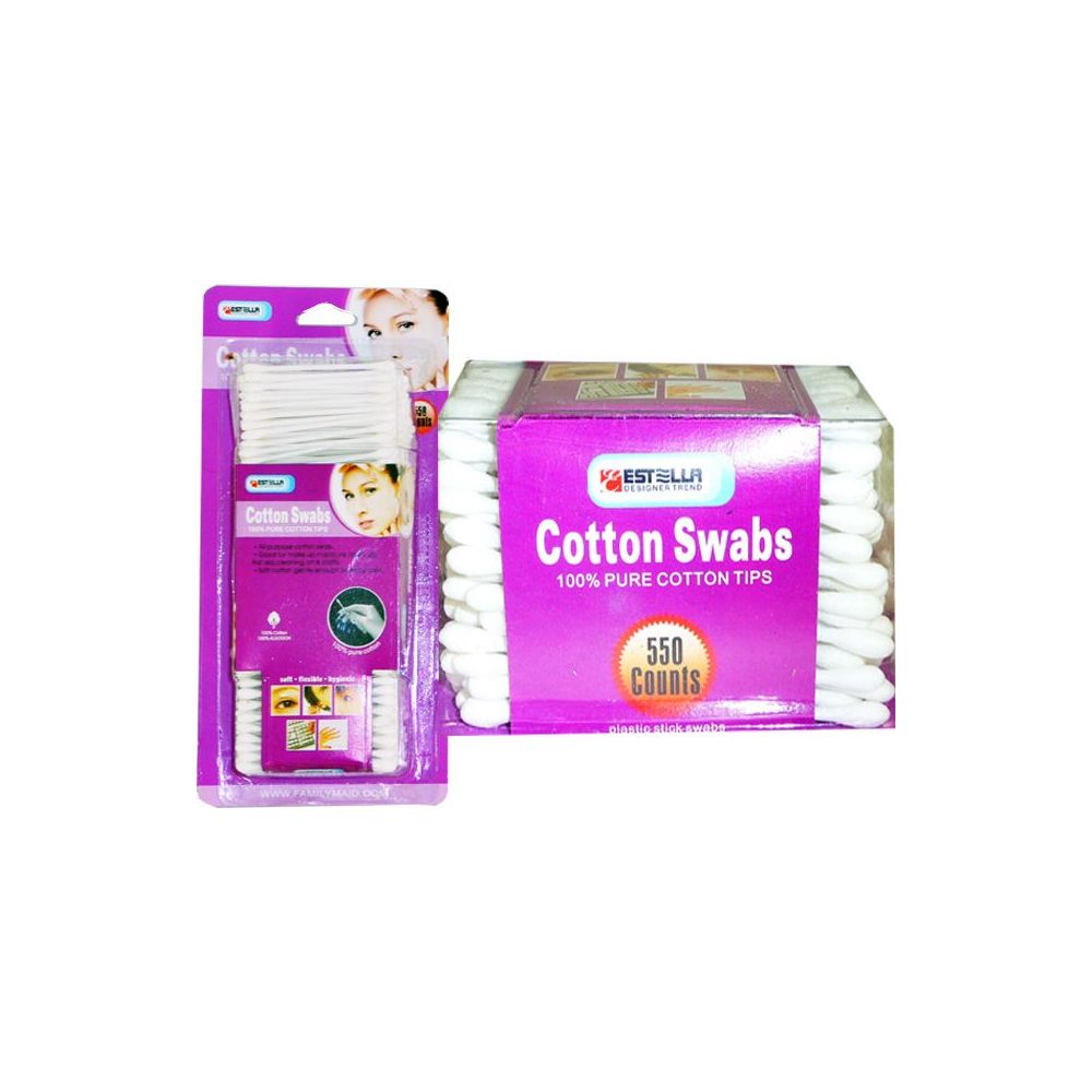 60 Pieces of Cotton Swab 550 Count Estella