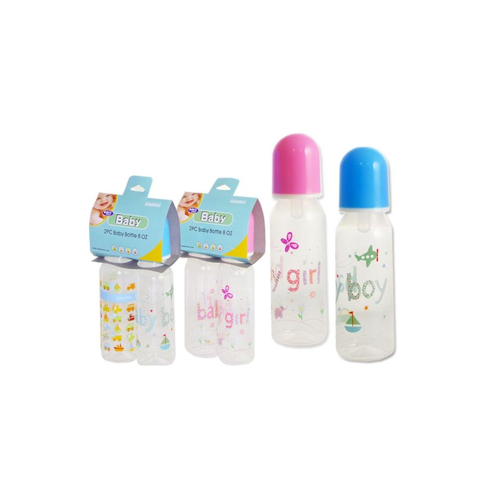 72 Pieces of Baby Bottles 8 OZ- 2 Piece