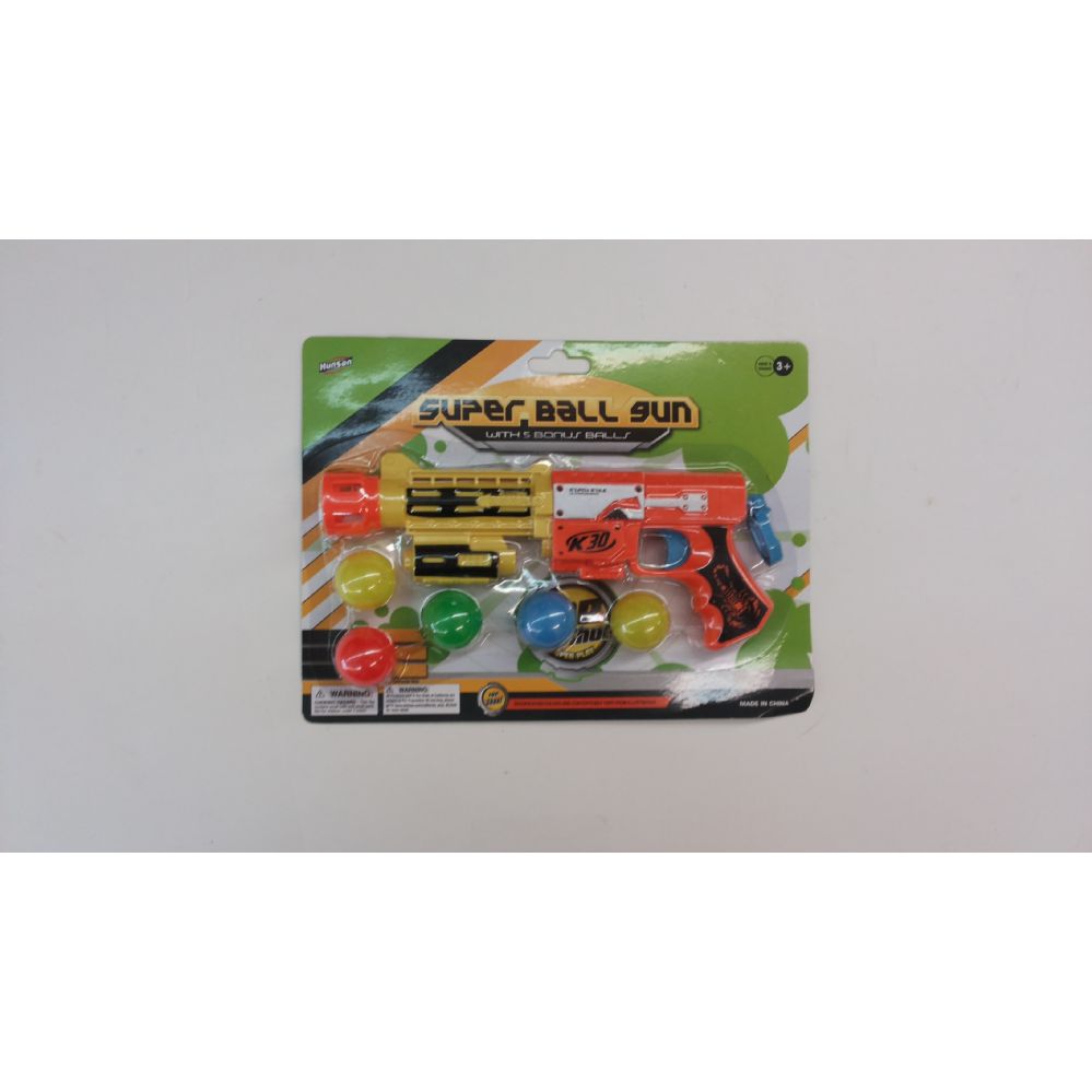 72 Pieces Supper Ball Gun With 5 Balls - Toy Weapons