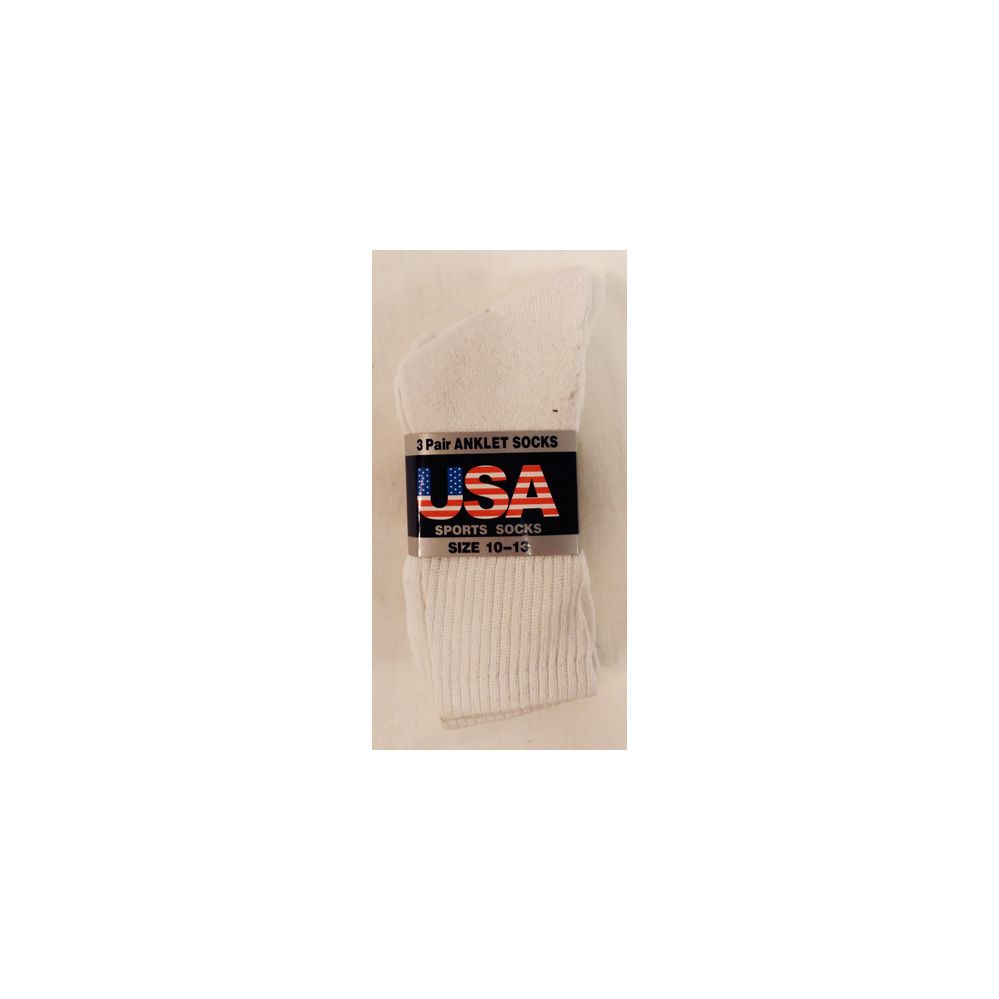 36 Pairs of Yacht & Smith Men's 28 Inch Cotton Tube Sock Solid White Size 10-13