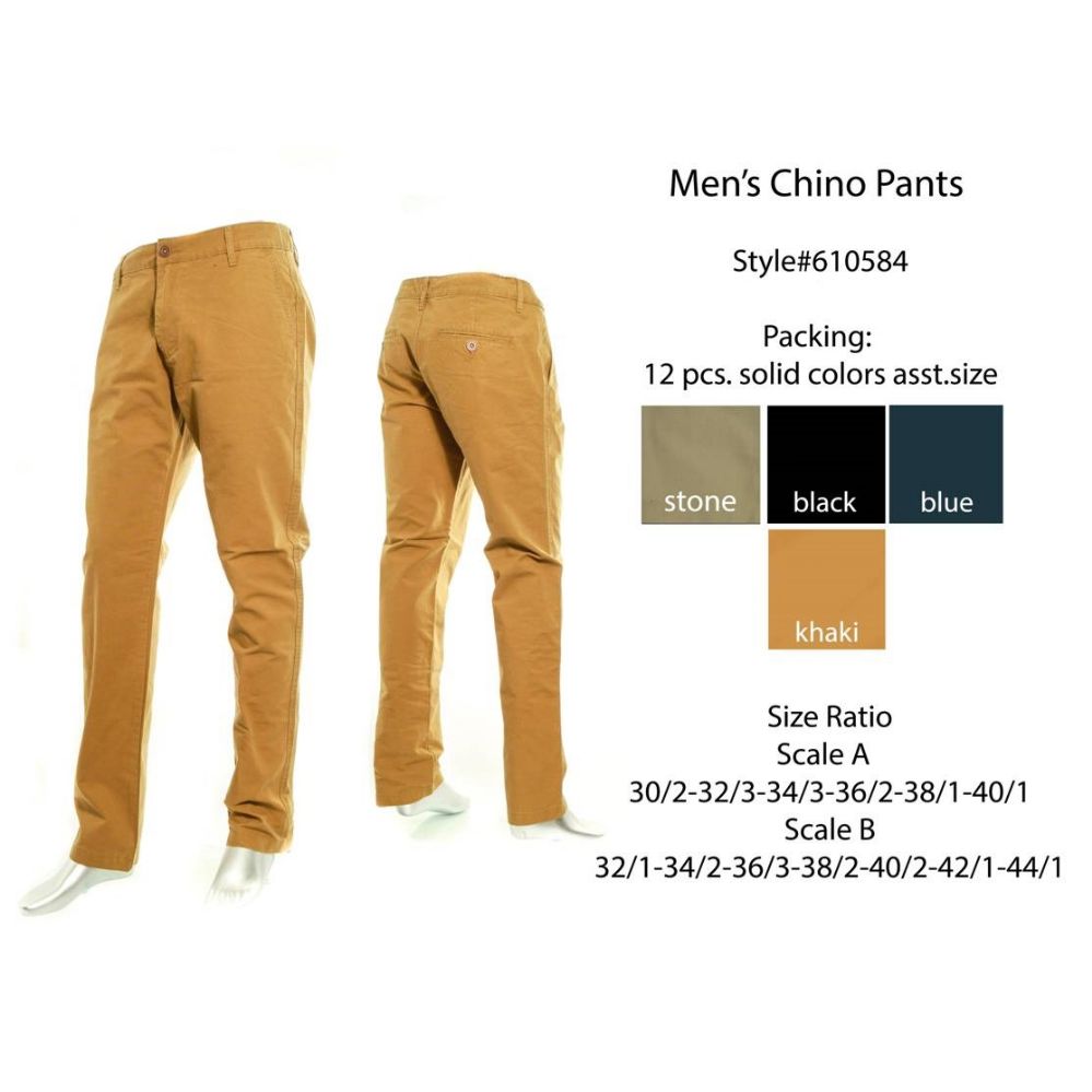 12 Pieces of Mens Chino Pants