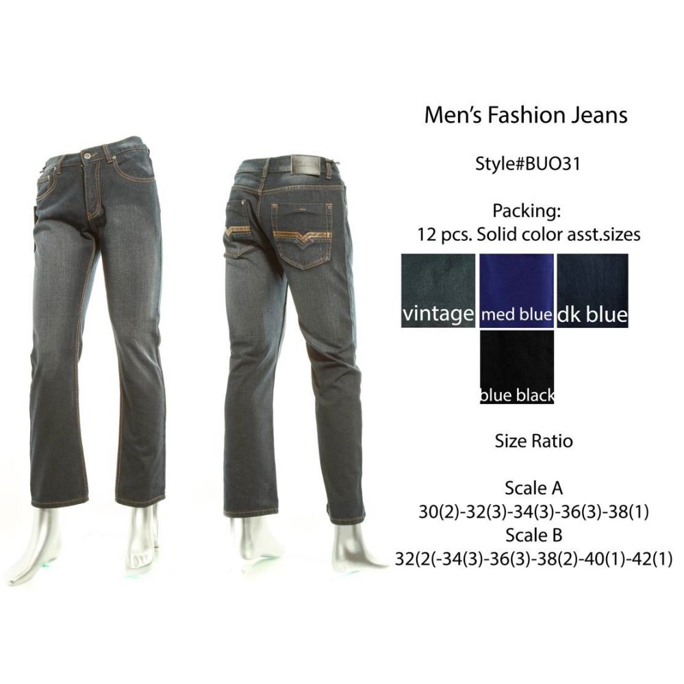 12 Pieces of Mens Fashion Jeans