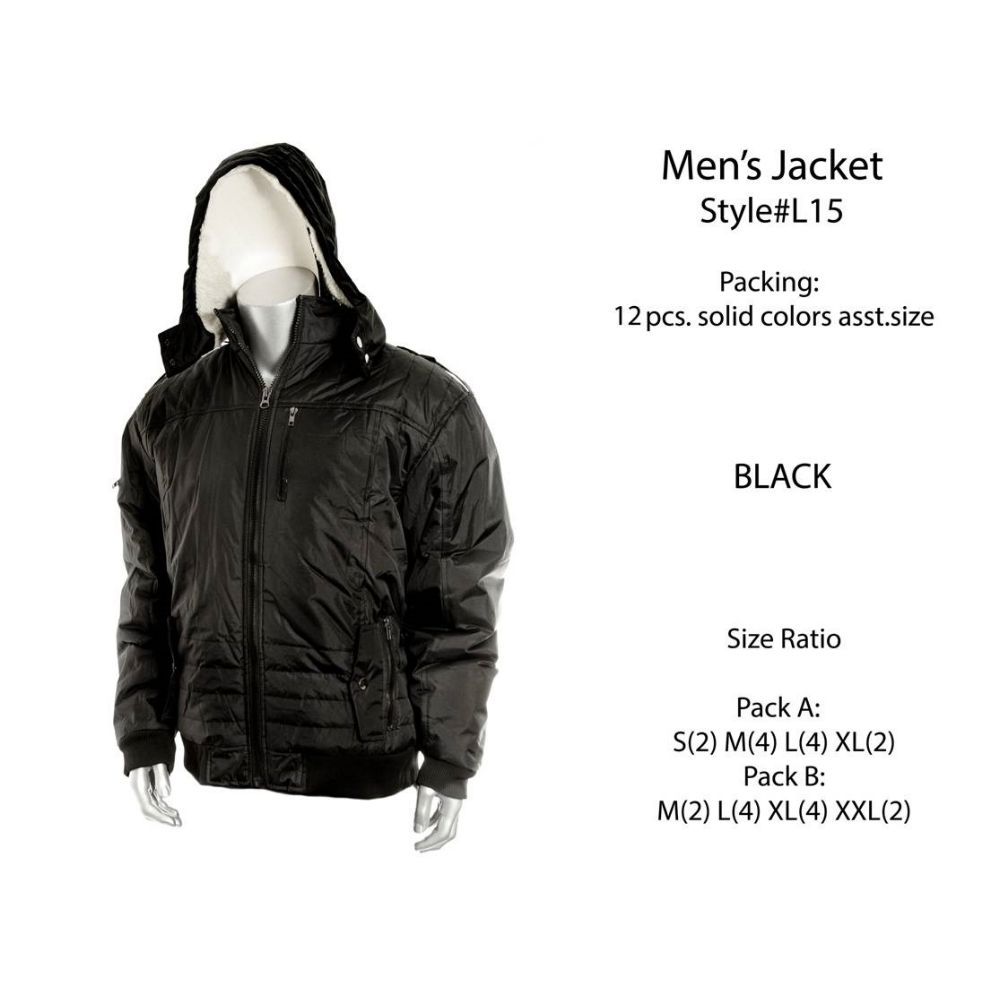 12 Pieces of Mens Fashion Winter Jacket