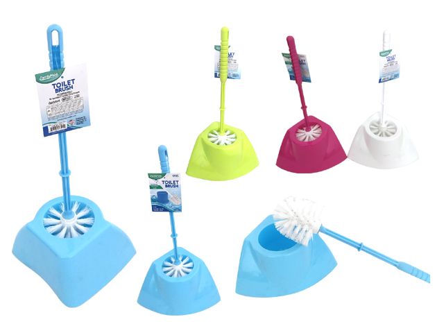 24 Pieces of Toilet Brush With Holder Corner
