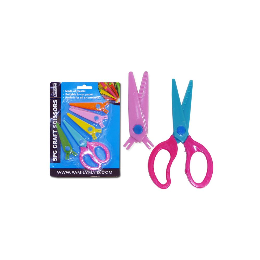 96 Wholesale Scissors Safe 5pc