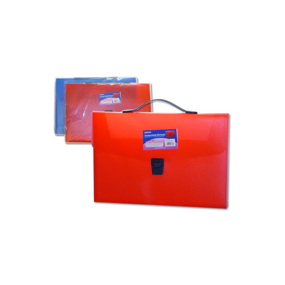 96 Pieces of Document Holder W/handle Red,blue Clr