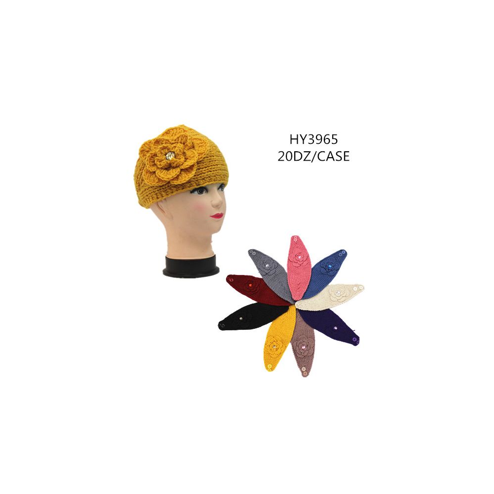 60 Pieces of Ladies Fashion Winter Head Band With Flower