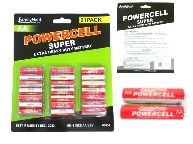 24 Pieces of 21 Pack Aa Battery