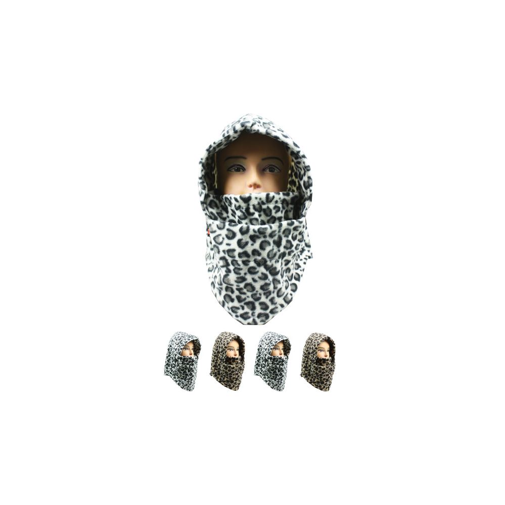 36 Pieces of Adult Winter Hat In Cheetah Print