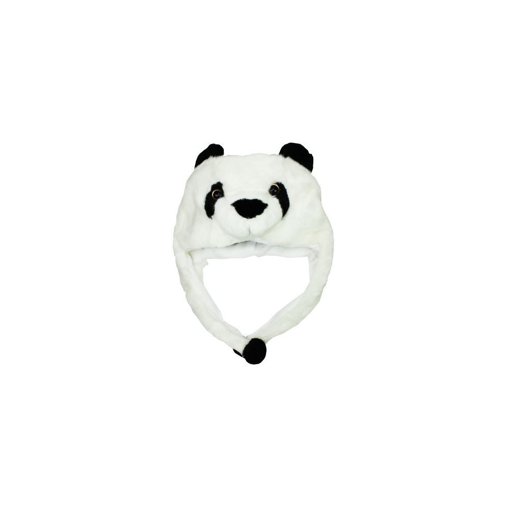 10 Pieces of Soft Plush Panda Animal Character Earmuff Hats
