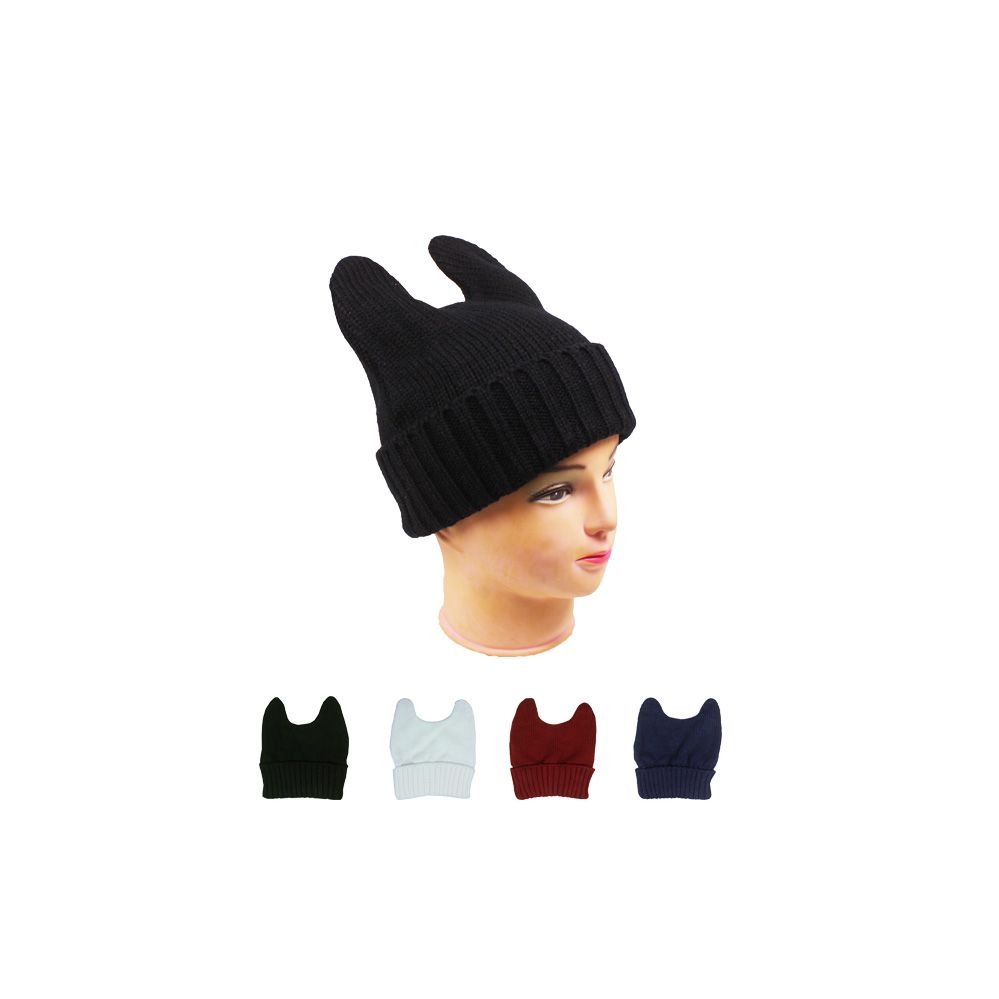 36 Pieces of Woollen Cat Ear Beanie Hat