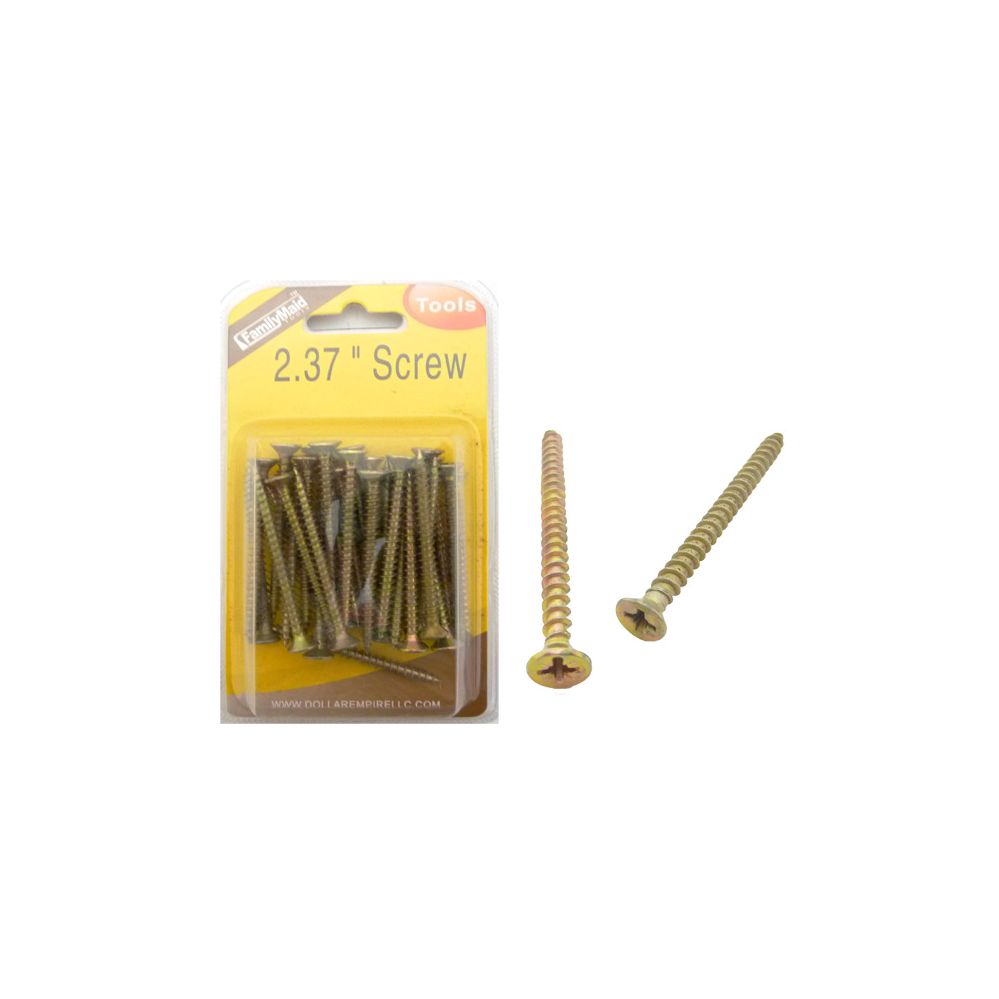96 Pieces of Screw 2 3/8" 200g Dou Blister